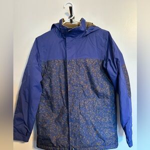 Burton Kids Raincoat in Blue and Brown
